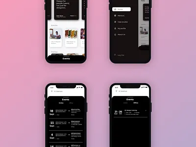 Dear Designr App concept app design ui