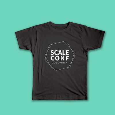 ScaleConf Colombia Shirt brand brand identity branding concept design identity logo logo shirt logodesign t shirt t shirt design tshirt vector visual design