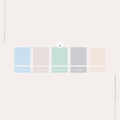 VitaminSEA - Colour Inspiration branding design branding identity colour inspiration colour palette