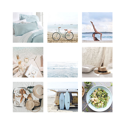 VitaminSEA Moodboard Inspiration branding design branding identity inspiration board moodboard