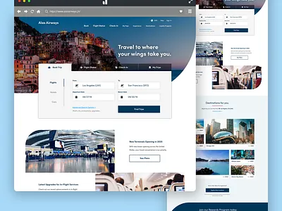 2019 Weekly Design #39/52 adobe xd airline airport business design travel ui uidesign uipractice web website