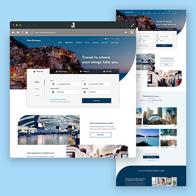 2019 Weekly Design #39/52 adobe xd airline airport business design travel ui uidesign uipractice web website