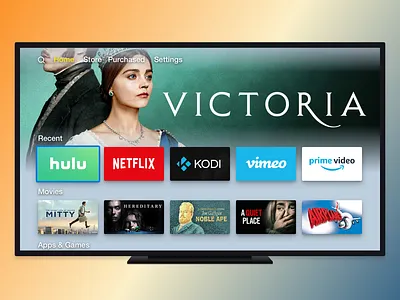 Amazon Fire TV Interface amazon fire tv homepage interface ui