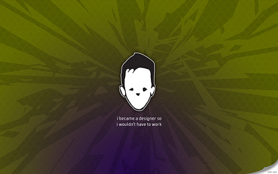 I became a designer design illustration wallpaper