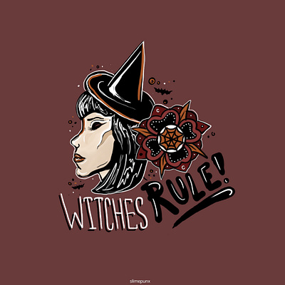 Witches Rule creeptober halloween illustration photoshop witches