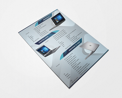 flyer design of dell company branding brochure design design flyer design graphic design