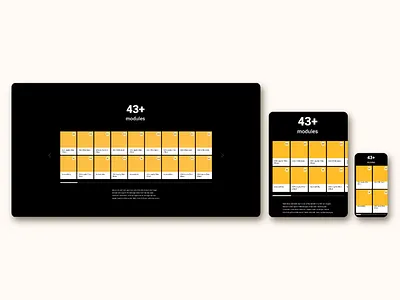 Card list page for FrontEnd30 website / UI design card card list dark theme intro page list page ui design web web design