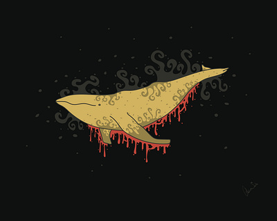 Mystic Whale adobe illustrator design graphic design illustration illustrator vector