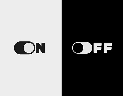 DailyUI015 - Hint: Design an On/Off Switch creative design dailyui design graphicdesign logo minimalist ui ui design uiux ux