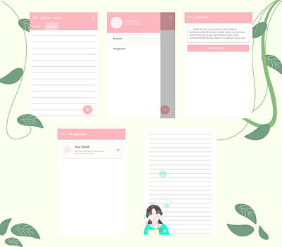 Design Ui Simple Note notes reminder simple ui