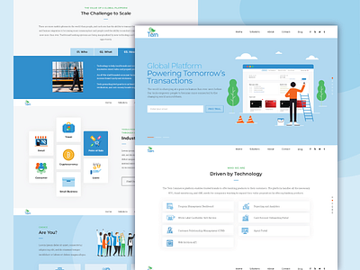 [Website Design] Tern Commerce icon illustration ui vector web design