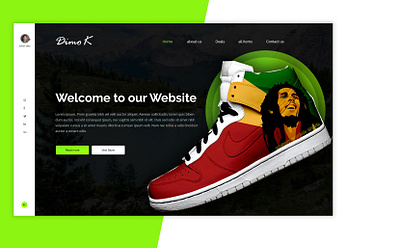 Nike collection Website adobe photoshop cc app design illustration logo ui ux vector web website