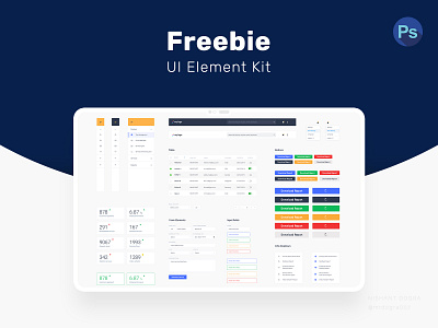 Freebie UI Elements Kit dograsweblog free psd template ui kit