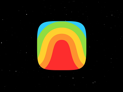 Space Rainbow after effects animation app icon ar camera app effect experiment figma graphic design image segmentation instagram instagram filter logo mask motion design rainbow space spark ar ui ui animation