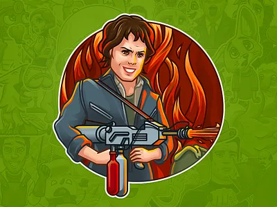 Ellen Ripley alien stickers telegram
