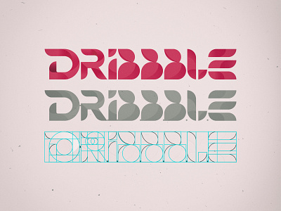 Weekly Warm-up #5 "Dribbble" 2d branding design dribbble dribbble best shot dribbble color dribbble logo geometric design geometric logo illustrator line art logo mongolia sane shape elements typography typography design ulaanbaatar vector weekly warm up