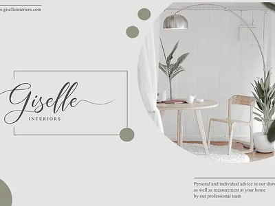 Giselle Interiors | Aisyah Lovely Script branding design fonts logo script