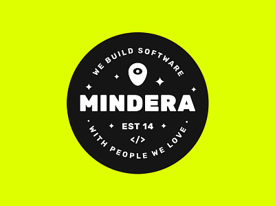 Mindera Space Patch badge patch sticker tech