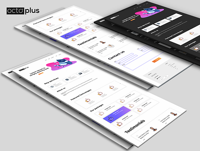 Octoplus adobe design minimal type typography ui ux web website