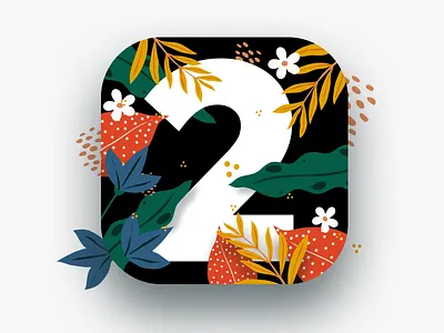 Icon design for 2 Minute Habits iOS app app store app store icon habits ios app procrastination ui design