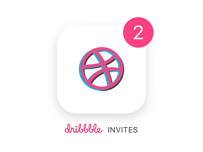 2 Dribbble Invites Giveaway dribbble dribbble invite giveaway illustration invitation invite invites ios two two invites