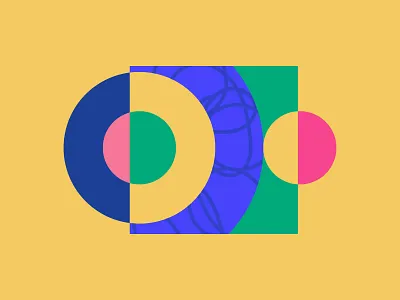 Voice Interaction branding color contrast conversational geometric geometry illo illustration logo shapes vector vocal voice assistant