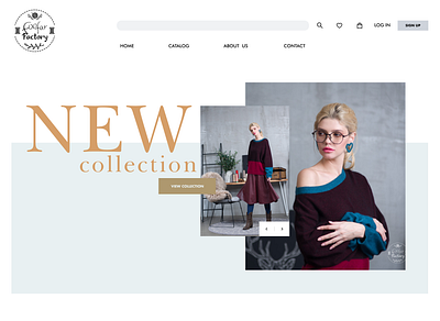 Women's clothing online store | Foofar factory brand clothes commerce ecommerce fashion online store shop typography ui user interface ux webdesign website women