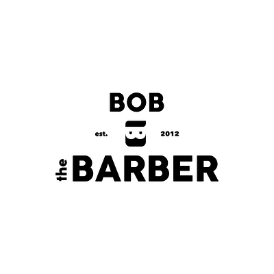 Bob the Barber - daily logo challenge 13 barber logo barbershop dailylogochallenge graphic design logo logo design