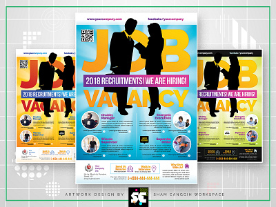 Job Recruitment Flyer career career fair corporate creative editable finding job flyer hire hiring flyer interview job fair flyer job hunting job vacancy flyer jobless jobs fair looking for job open day post promotion recruit