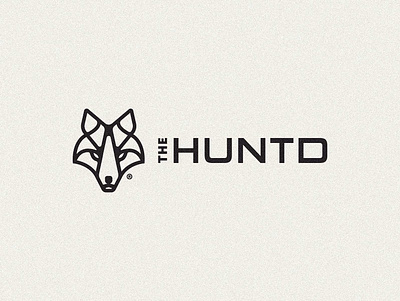 THE HUNTD black bomb brand branding design hunt logo print wolf