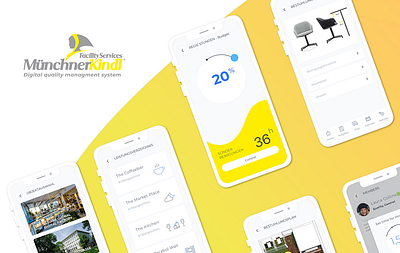 MunchnerKindl iOS Application apple application cleaning cleaning service hospitality house ios ipad iphone mobile mobileappdesign office orginize productdesign productivity prototyping staffing ui ux webapplication