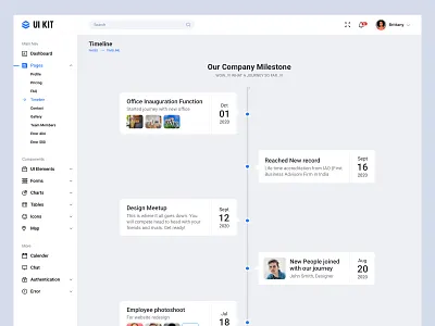 Milestone/Timeline dashboard UI design app bala ux cards cards ui company milestone dailyui dashboard design design milestone milestones minimal timeline timeline ui ui ux web