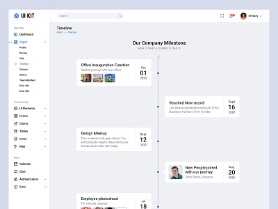 Milestone/Timeline dashboard UI design app bala ux cards cards ui company milestone dailyui dashboard design design milestone milestones minimal timeline timeline ui ui ux web