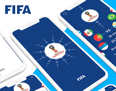 FIFA World Cup Russia 2018 App UI android app app apps application booking app flight booking app free psd ios profile psd user profile