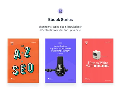 Digital Marketing Institute - Ebook Series book cover brand branding design ebook ebook cover illustration marketing marketing campaign minimal typography typography design ux vector web website