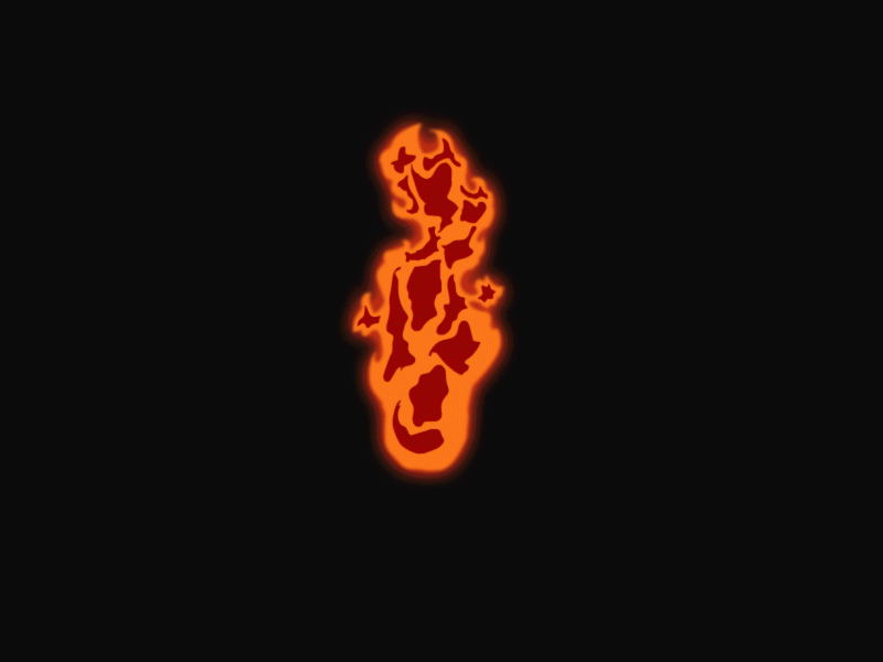 Fire 4 2d 2danimation animation frameanimation gif mograph vector vectorart