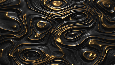 Generative Flow Wall (Black) 3d 3d animation 3d art abstract art abstract design abstraction aftereffects animated gif animation black dark design flow generative art gold houdini noise sidefx