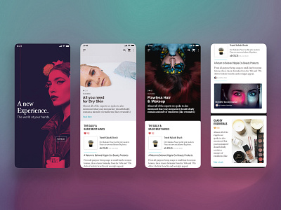 Make-up Store UI app design fashion make up makeup makeup artist mobile online shop online store products shop shopping ui ux