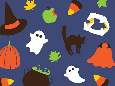 Spooky Season 2d autumn fall halloween icon season spooky vector