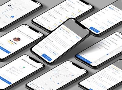 Parkingspot app blue commissioner of design design figma history lagos map navigation nigeria parking parking app parking lot reservation ui design