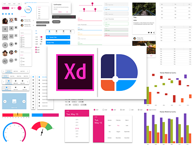 Indigo.Design UI Kit for Adobe XD adobe angular app codegen indigo.design infragistics product ui ux xd xd design