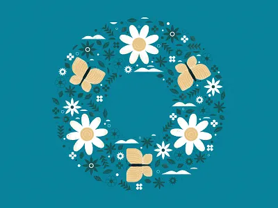 No. 13 / For butterflies, there’s no place like home animal butterfly conservation editorial flower inktober insect nature plant science vectober vectober2019 wildlife