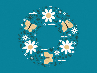 No. 13 / For butterflies, there’s no place like home animal butterfly conservation editorial flower inktober insect nature plant science vectober vectober2019 wildlife