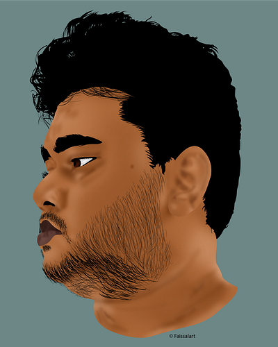 Portrait illustration ai artdesign artwork boy design designer graphicdesign illustration illustrator vector