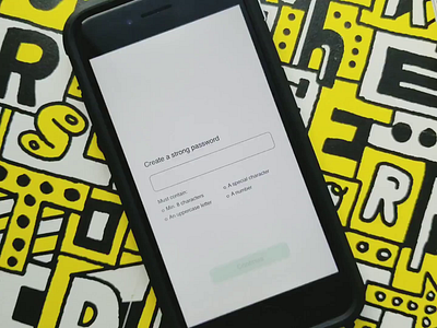 Strong Password account animation hulk input password prototype register strength strong