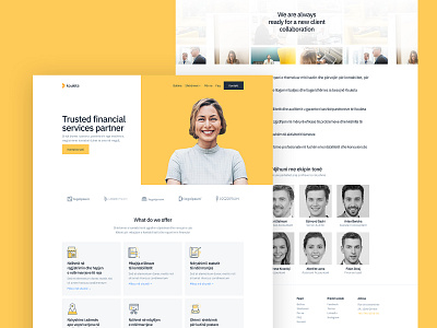 Another kouleta variation clean clean ui design graphic minimal simple ui uidesign uiux yellow