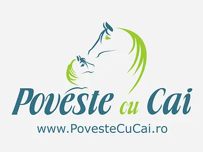 Poveste cu Cai - Horse Story Logo brand branding horse horse logo logo logo concepts logodesign pony logo ruxique unique logo