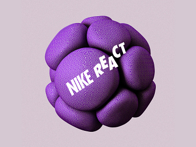 Nike react (concept) 3d art direction cinema4d concept consumer design digital digital art dynamics interactive nike react softbody sports branding trend ui