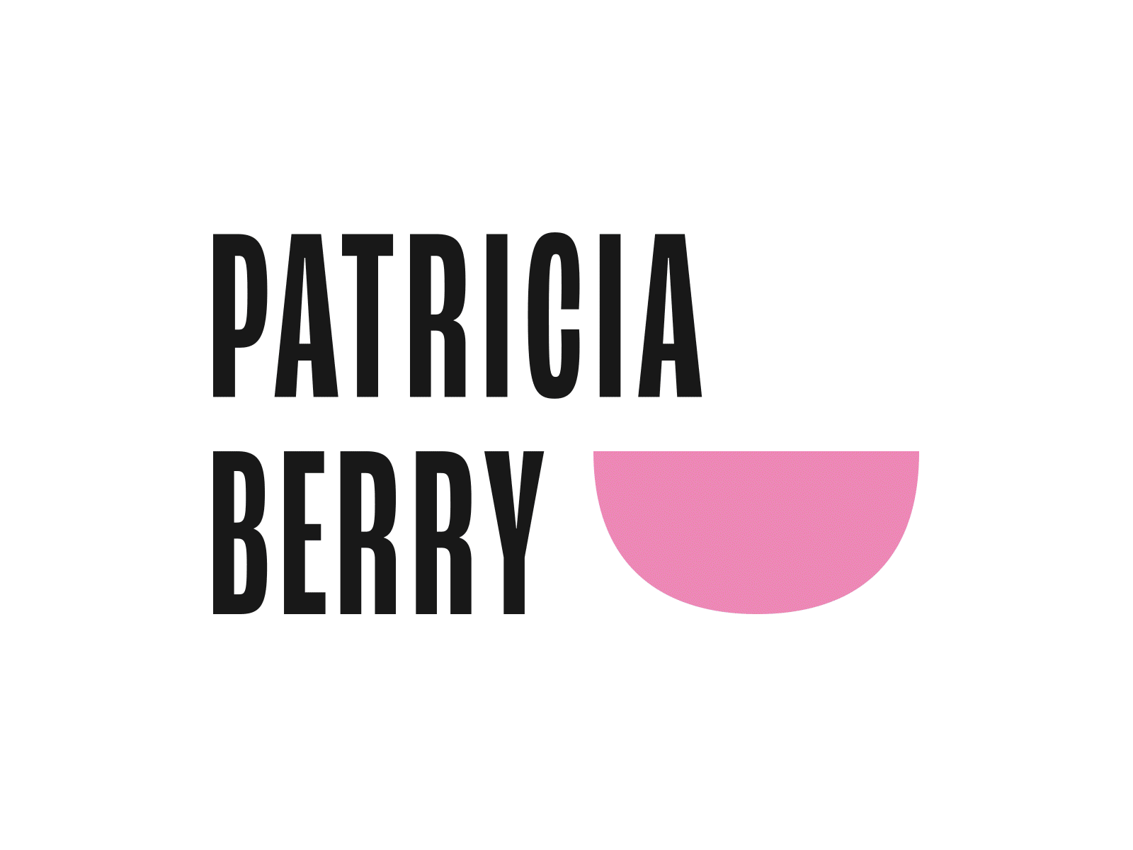 Patricia Berry Logo Design animated animated gif branding consultant design fundraising logo design michigan nonprofit sans serif simple