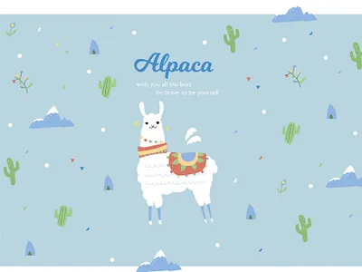 Alpaca! adobe illustrator design flat graphic graphic art graphic arts illustration illustration art illustrator vector